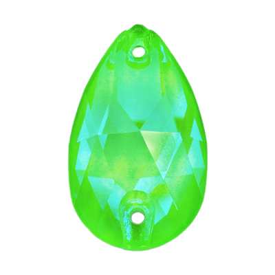 A3230 12 x 7 mm Crystal Electric Green Shimmer - 6 