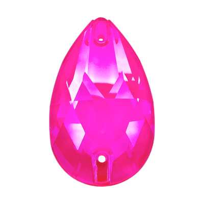 A3230 28 x 17 mm Crystal Electric Pink Shimmer - 2 