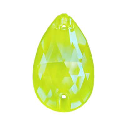 A3230 12 x 7 mm Crystal Electric Yellow Shimmer - 6 