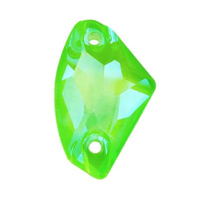 A3256 14 x 9 mm Crystal Electric Green Shimmer - 36 