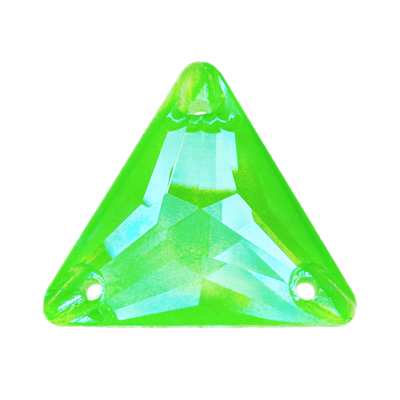 A3270 16 mm Crystal Electric Green Shimmer - 4 