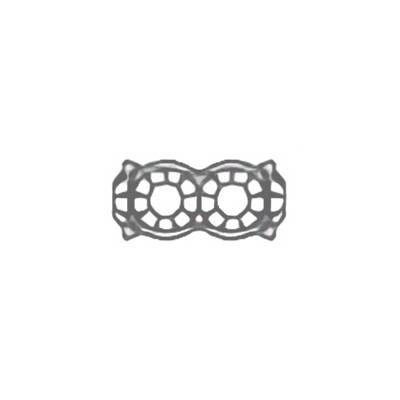 711.39.204 4,5 x 4,5 mm Siam / Silver - 720 