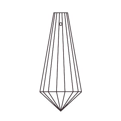 1182 MC Drop 14 x 38 mm Crystal - 360 