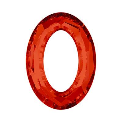 4137 15 x 11 mm Crystal Red Magma - 72 