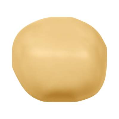 5840 14 mm Crystal Gold Pearl - 50 