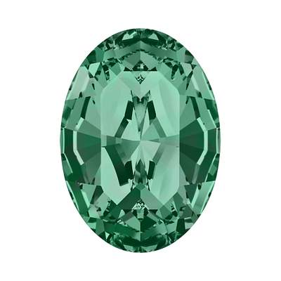 4128 8 x 6 mm Emerald F - 12 