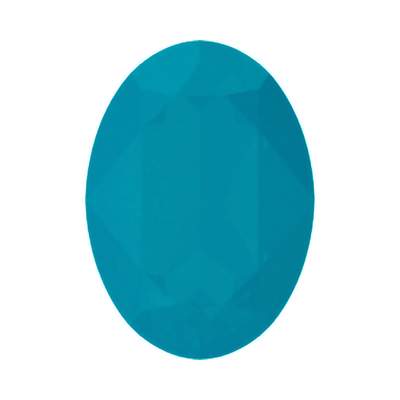 4120 6 x 4 mm Caribbean Blue Opal - 360 