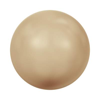 5818 4 mm Crystal Vintage Gold Pearl - 500 