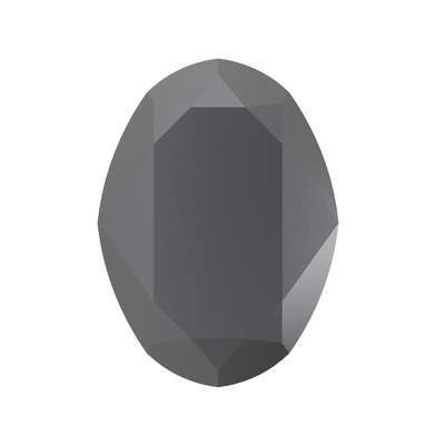 435.12.601 8 x 6 mm Jet Hematite Unfoiled - 144 