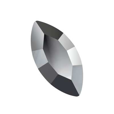 438.14.110 8 x 4 mm Jet Hematite HF - 720 