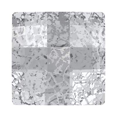 2493 12 mm Crystal Silver Patina F - 96 