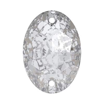 3210 24 x 17 mm Crystal Silver Patina F - 24 