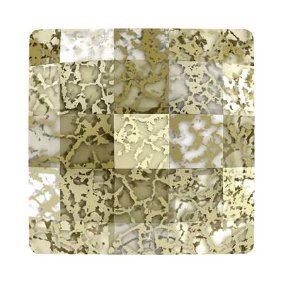 2493 8 mm Crystal Golden Patina F - 216 