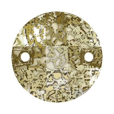 3220 20 mm Crystal Golden Patina F - 40 