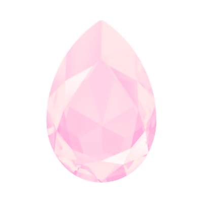 4327 30 x 20 mm Crystal Powder Rose - 1 