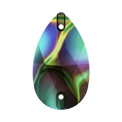 3230 12 x 7 mm Crystal Rainbow Dark F - 96 