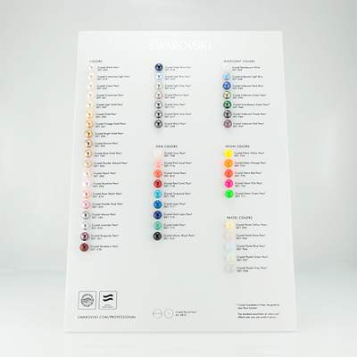 6988 NR 002 203 COLOR CHART CRYSTAL PEARL