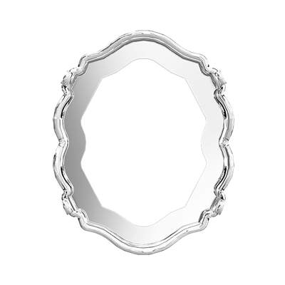 4142/S 10 x 8 mm Rhodium 3PH2OH - 72 