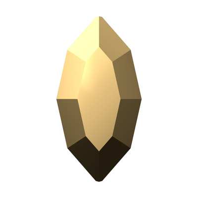 2200 4 x 2 mm Crystal Aurum F - 720 