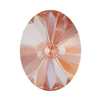4122 8 x 6 mm Crystal Orange Glow Delite - 180 