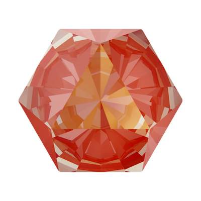 4699 6 x 6,9 mm Crystal Orange Glow Delite - 144 