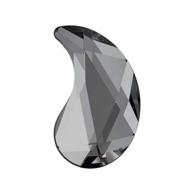 2365 6 x 3,7 mm Crystal Silver Night Unfoiled - 288 