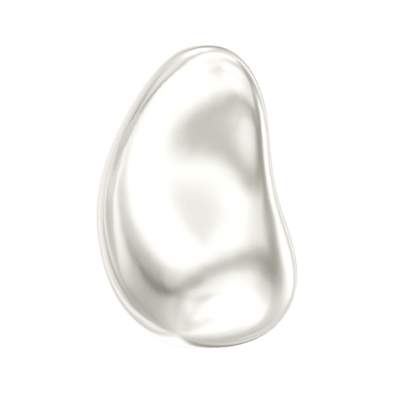 5843 16 mm Crystal White Pearl - 100 