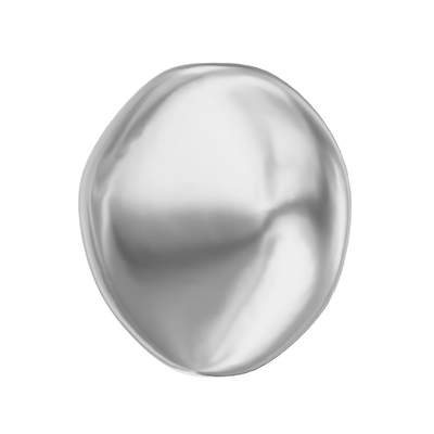 5842 10 mm Crystal Light Grey Pearl - 250 