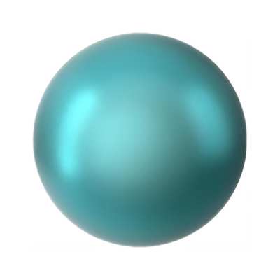 5810 5 mm Crystal Iridescent Dark Turquoise Pearl - 500 