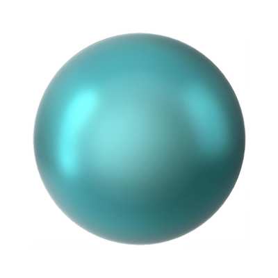 5818 8 mm Crystal Iridescent Dark Turquoise Pearl - 250 