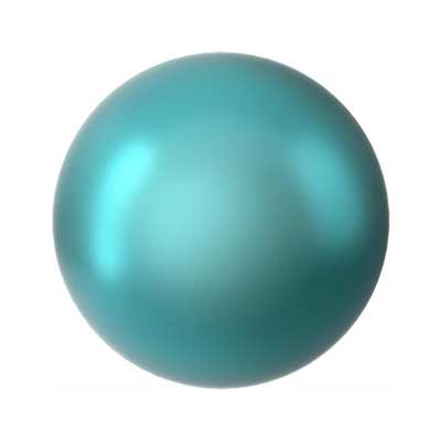 5818 10 mm Crystal Iridescent Dark Turquoise Pearl - 100 