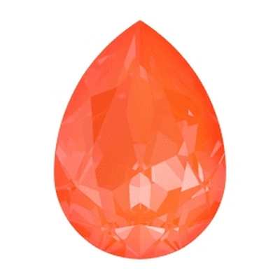 4320 18 x 13 mm Crystal Electric Orange Ignite - 48 