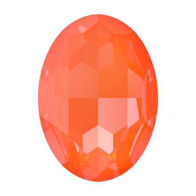 4127 30 x 22 mm Crystal Electric Orange Ignite - 24 