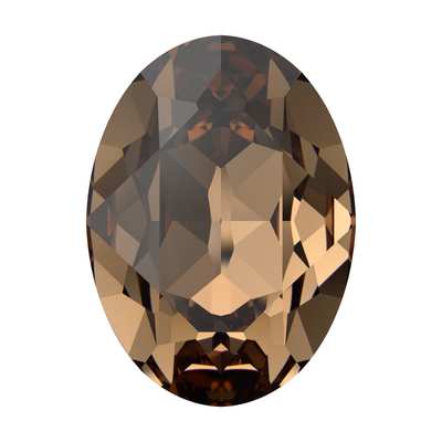 4120 18 x 13 mm Recreated Light Smoked Topaz F - 48 