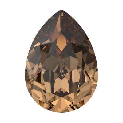 4320 14 x 10 mm Recreated Light Smoked Topaz F - 144 