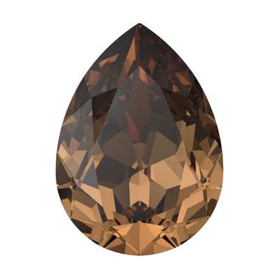 4320 18 x 13 mm Recreated Light Smoked Topaz F - 48 