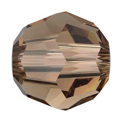5000 4 mm Recreated Light Smoked Topaz - 720 