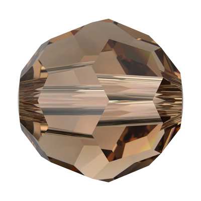 5000 6 mm Recreated Light Smoked Topaz - 360 