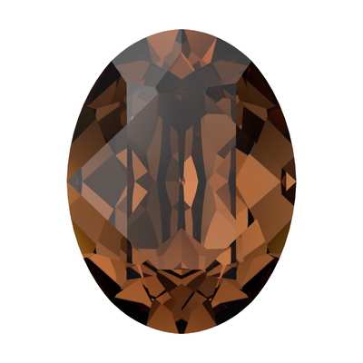 4120 8 x 6 mm Recreated Smoked Topaz F - 180 