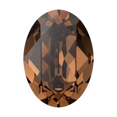 4120 14 x 10 mm Recreated Smoked Topaz F - 144 