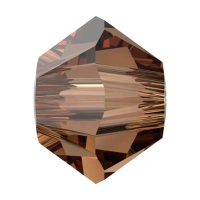 5328 3 mm Recreated Smoked Topaz - 1440 