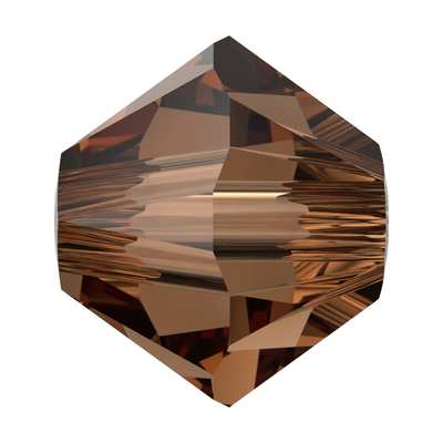5328 4 mm Recreated Smoked Topaz - 1440 