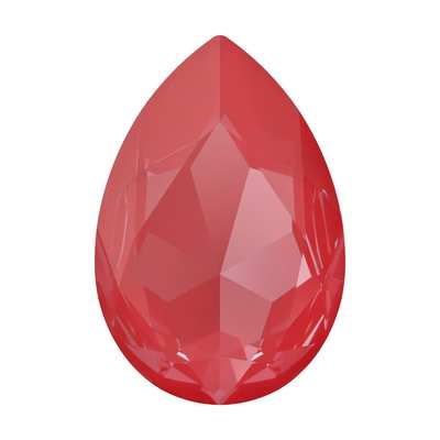 4327 30 x 20 mm Crystal Poppy Red Ignite - 24 