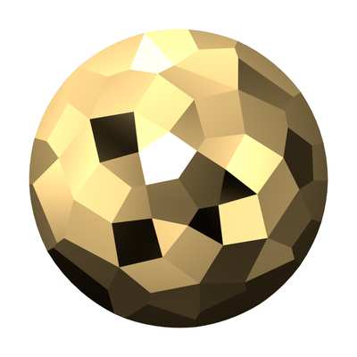 1383 8 mm Crystal Aurum F - 216 
