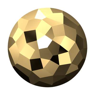 1383 10 mm Crystal Aurum F - 96 