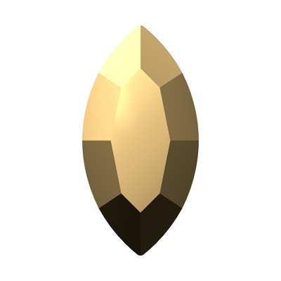 2200 8 x 4 mm Crystal Aurum F - 360 