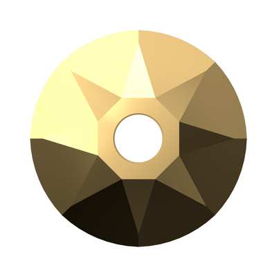 3188 4 mm Crystal Aurum F - 1440 