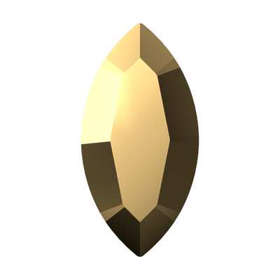 4228 8 x 4 mm Crystal Aurum F - 360 