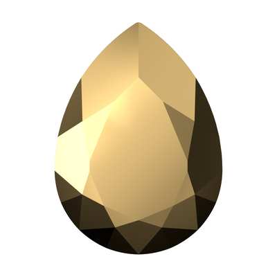 4320 6 x 4 mm Crystal Aurum F - 360 
