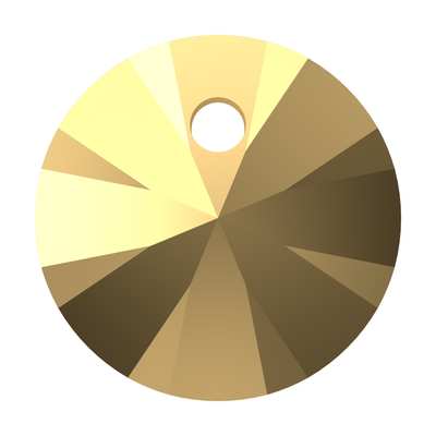 6428 6 mm Crystal Aurum 2X - 720 